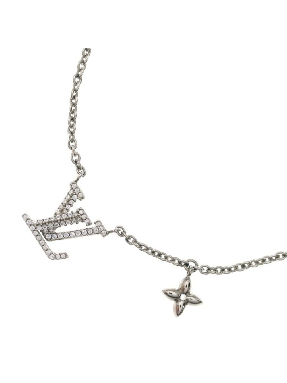 Louis Vuitton LV Iconic Chain Necklace Silver